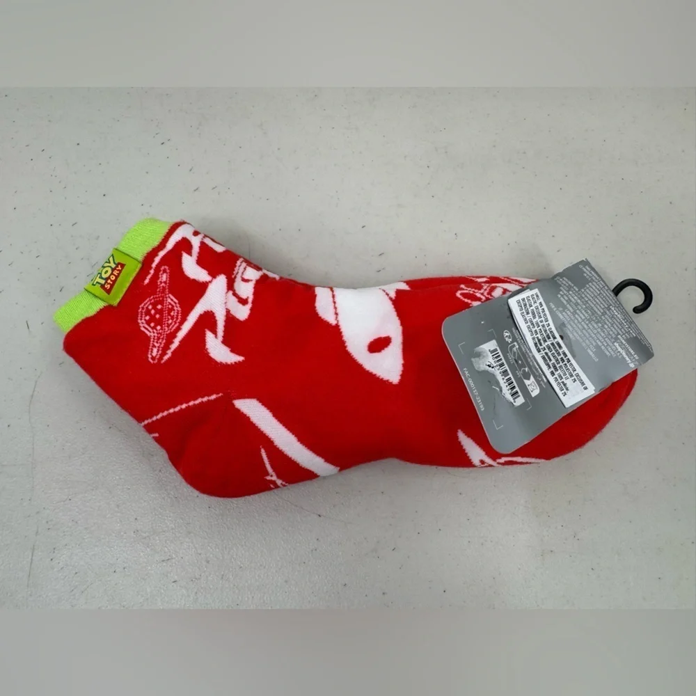 Disney Pixar Toy Story Pizza Planet Cozy Slipper Socks NEW